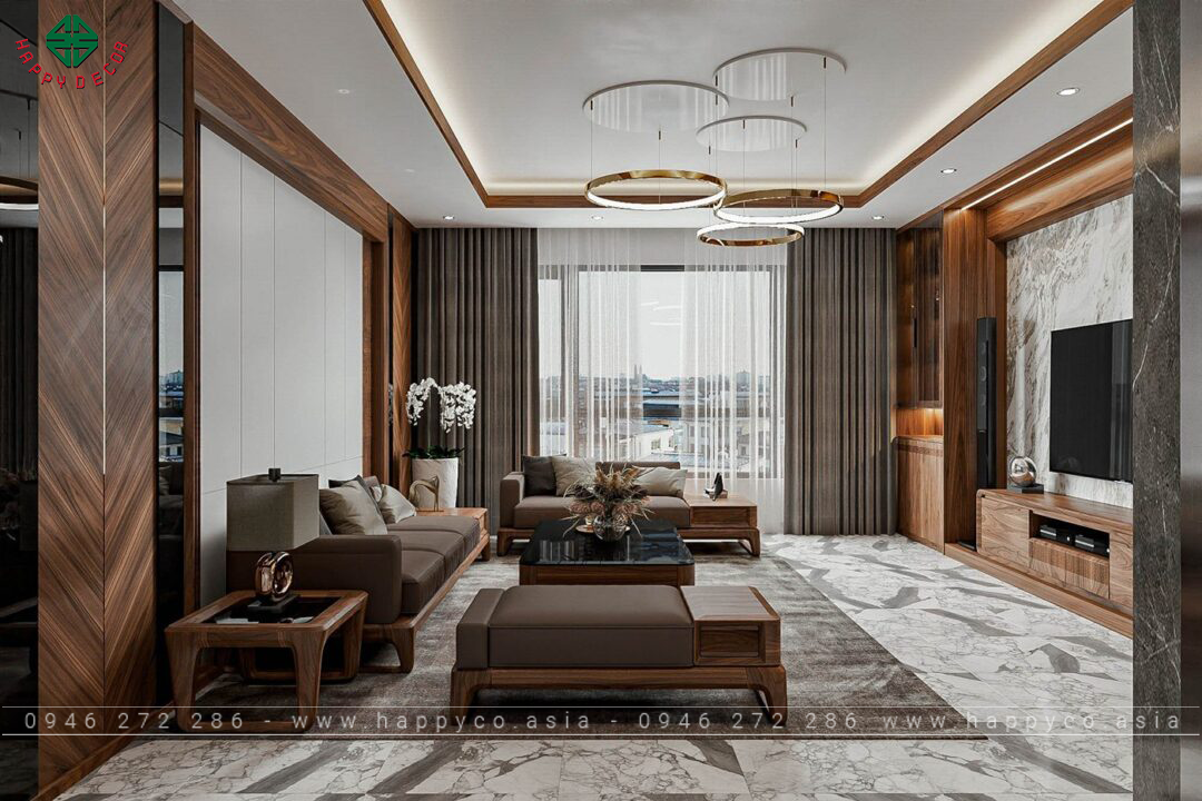 Mẫu phối cảnh nội thất theo phong cách cổ điển