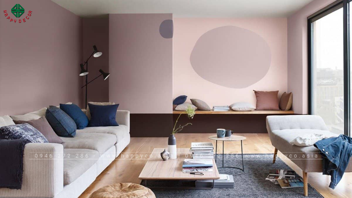 Màu hồng màu của sự tươi mới- Mẫu 1