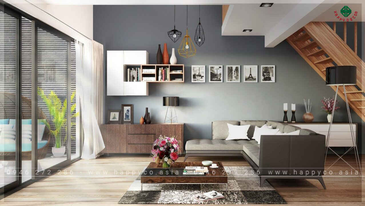 Không gian nội thất phòng khách