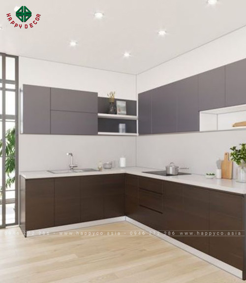 Phòng bếp mang phong cách hình chữ L - Mẫu 04