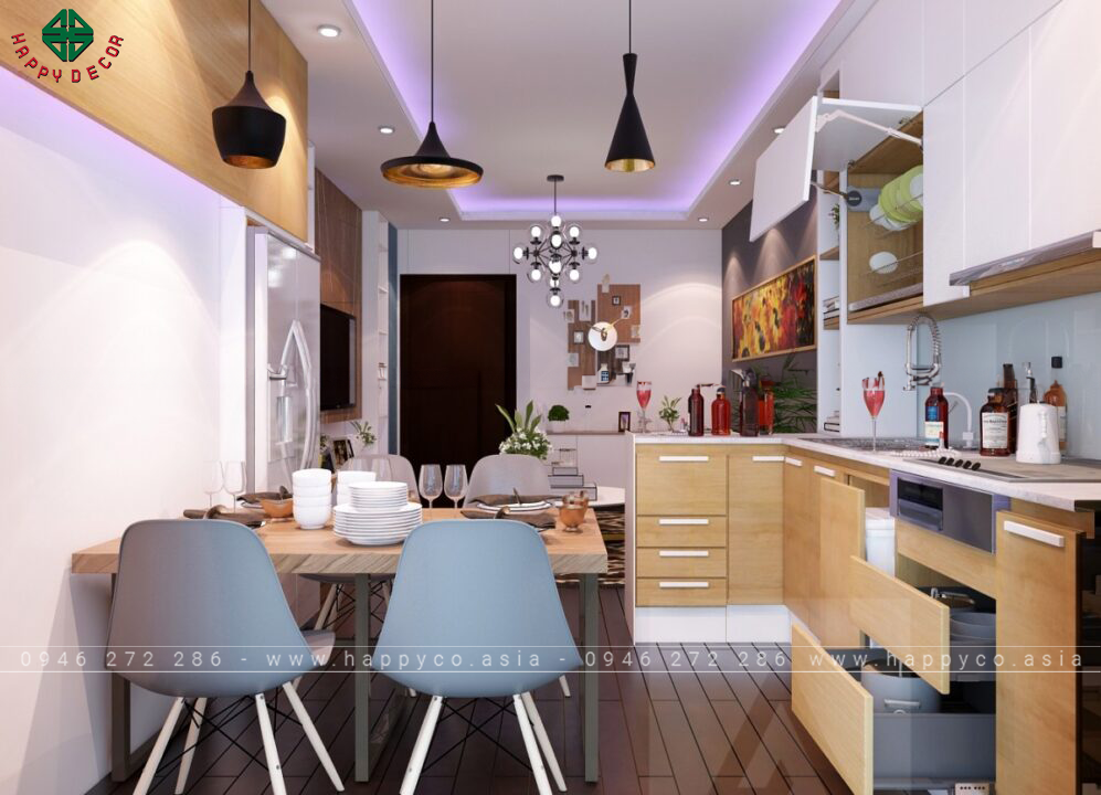 Phòng bếp mang phong cách hiện đại