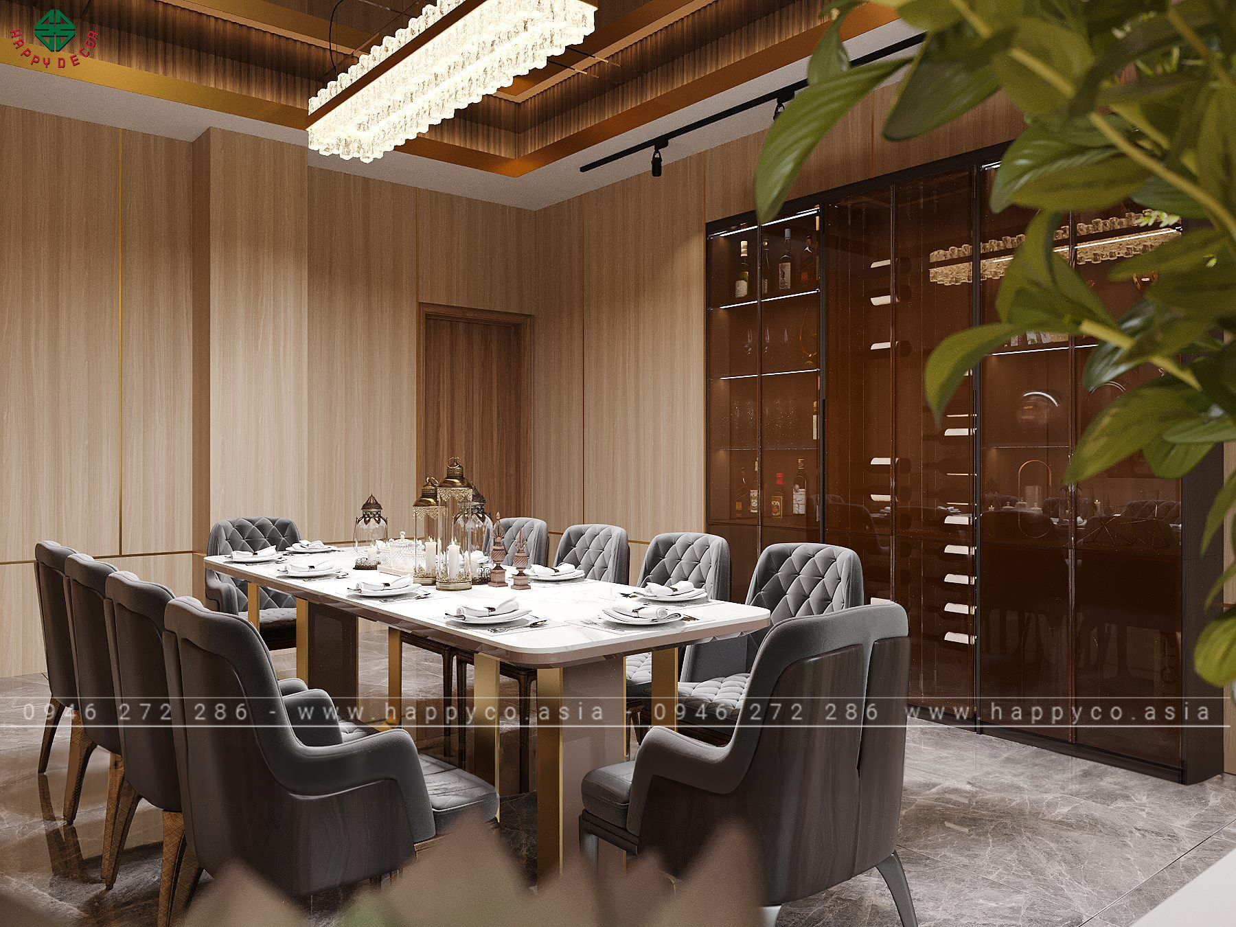 Happy Decor chuyên cung cấp dịch vụ thiết kế nội thất luxury