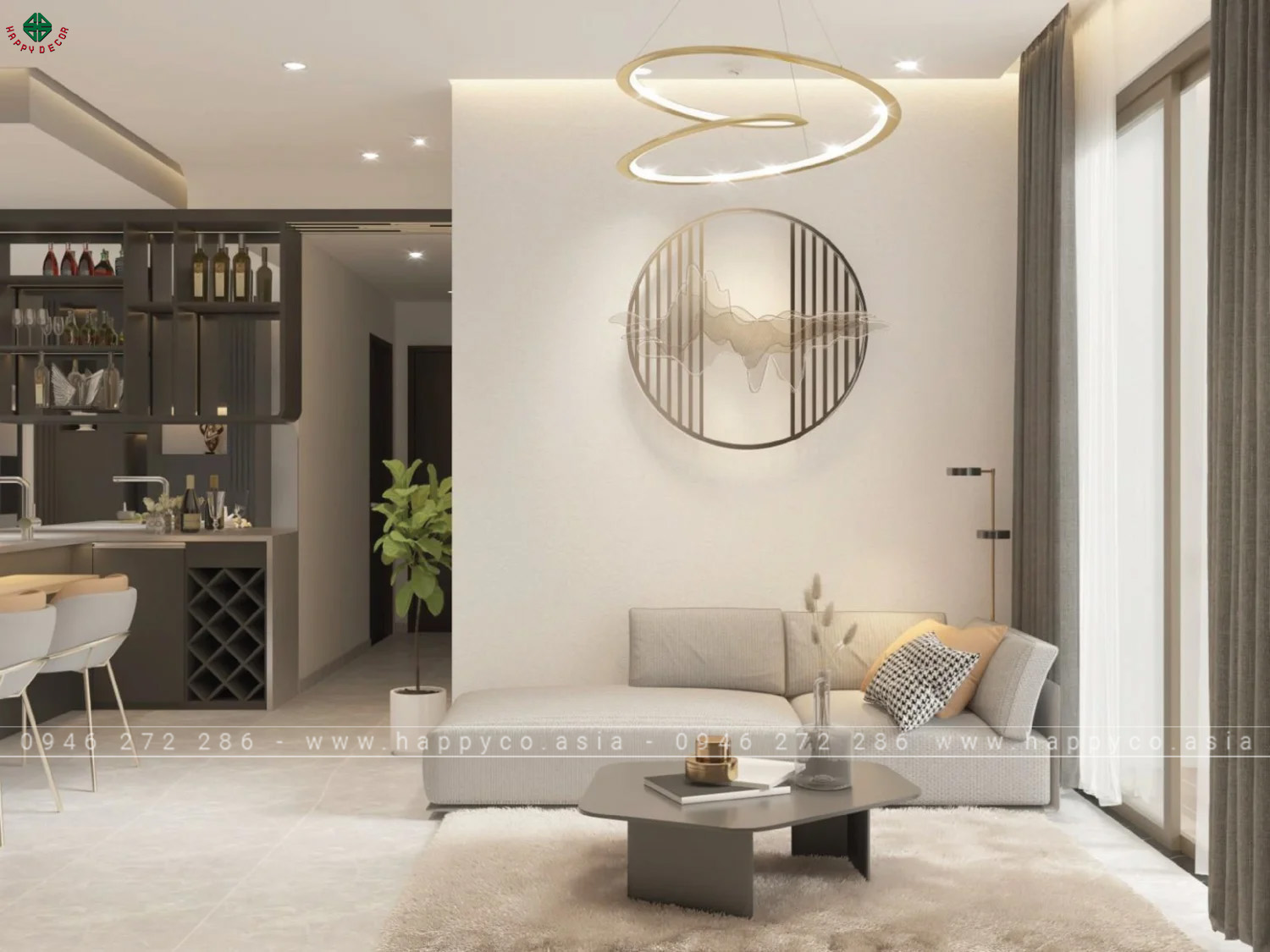 Phong cách modern minimalism - Mẫu 06