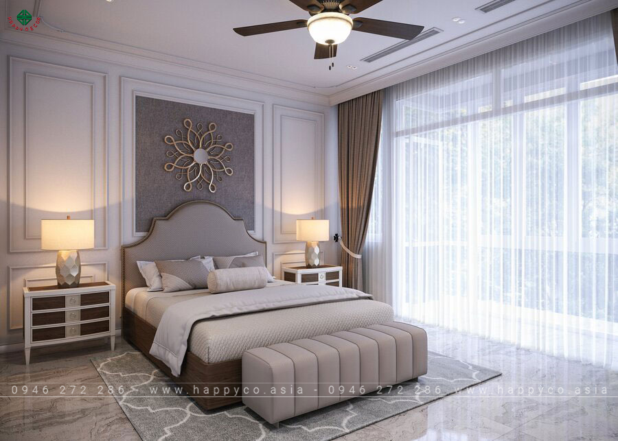 Phong cách thiết kế nội thất kết hợp giữa cổ điển và hiện đại - Mẫu 02