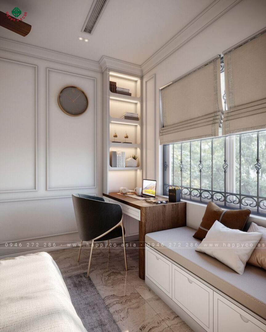 Phong cách thiết kế nội thất kết hợp giữa cổ điển và hiện đại - Mẫu 05