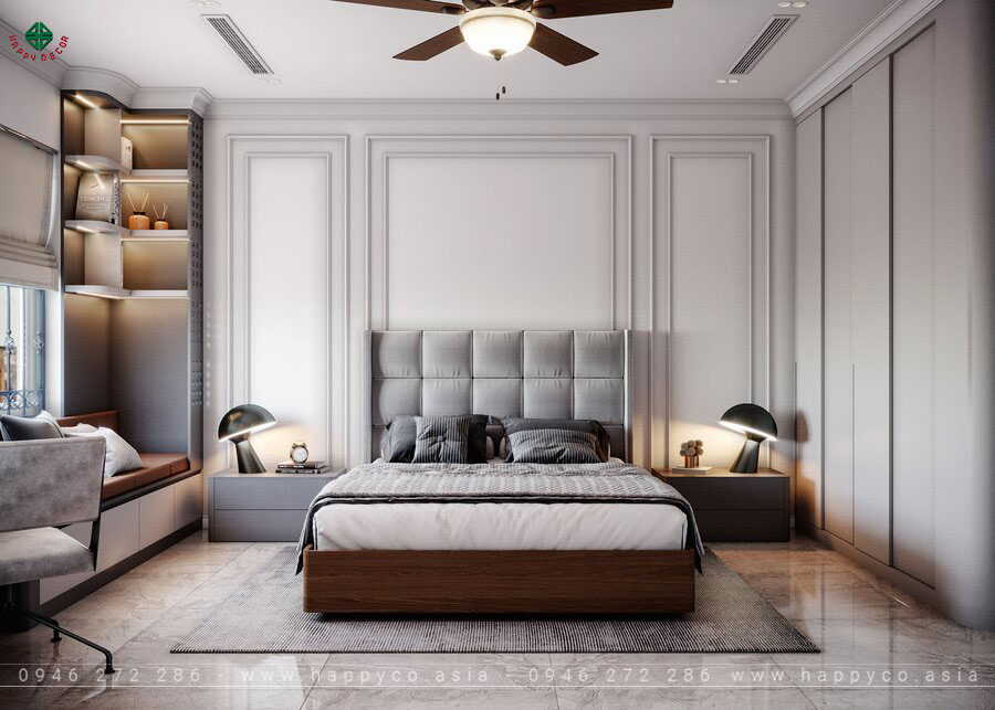 Phong cách thiết kế nội thất kết hợp giữa cổ điển và hiện đại - Mẫu 09