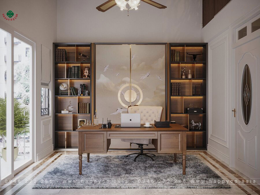 Phong cách thiết kế nội thất kết hợp giữa cổ điển và hiện đại - Mẫu 12