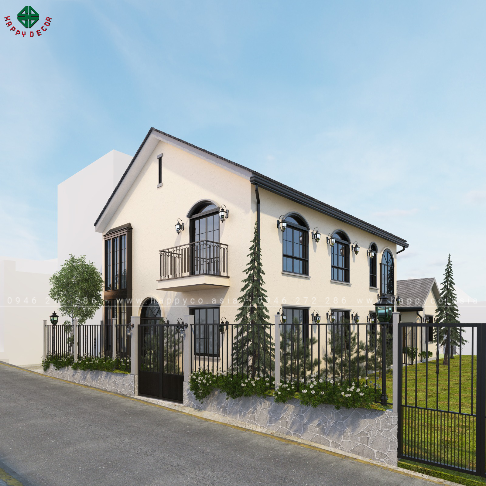 Màu trắng, xanh dương nhạt, xanh lá cây và các gam màu pastel là lựa chọn phổ biến