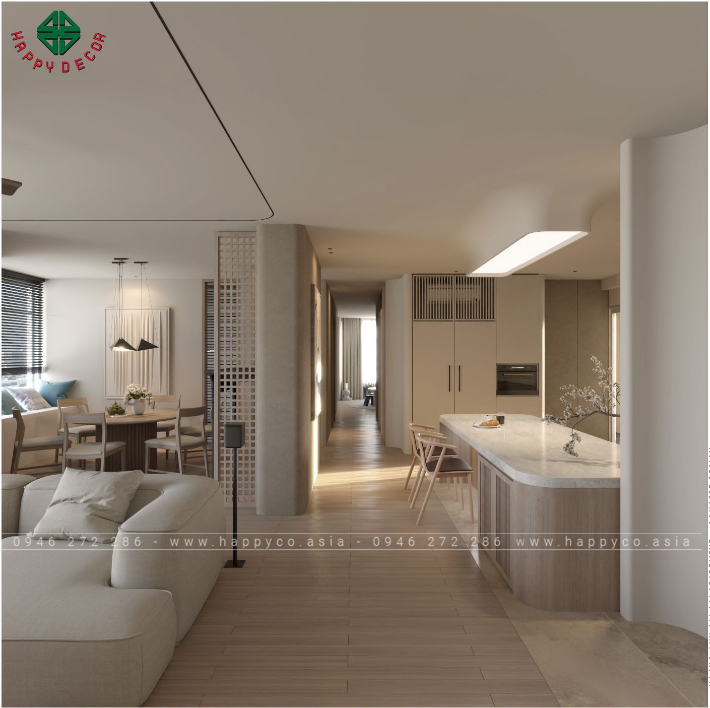 Phong cách thiết kế hiện đại - Mẫu 01