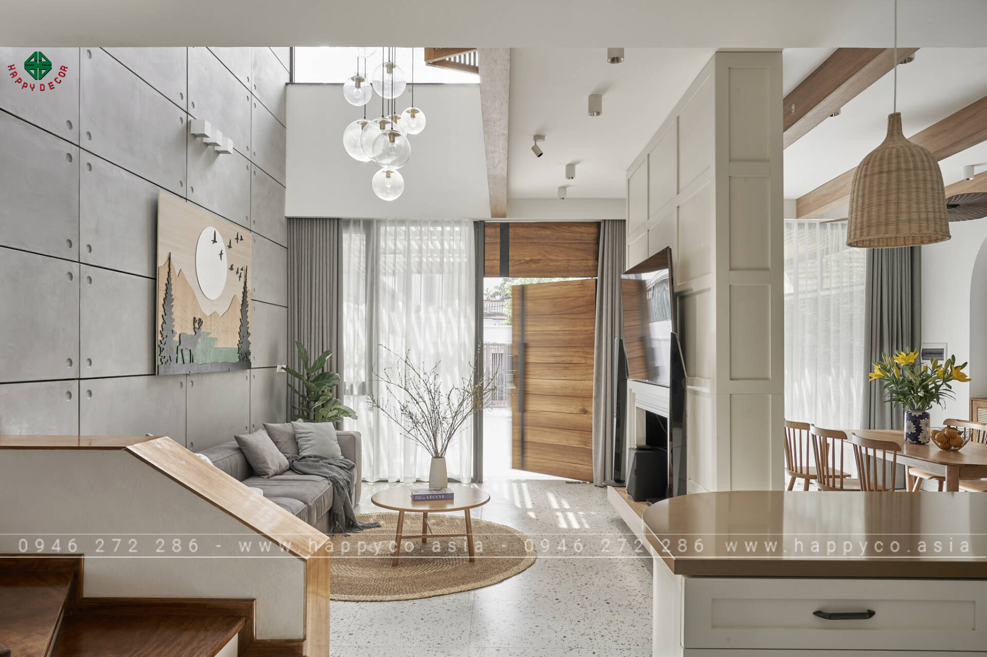 Phong cách thiết kế nội thất 2024- Mẫu 01