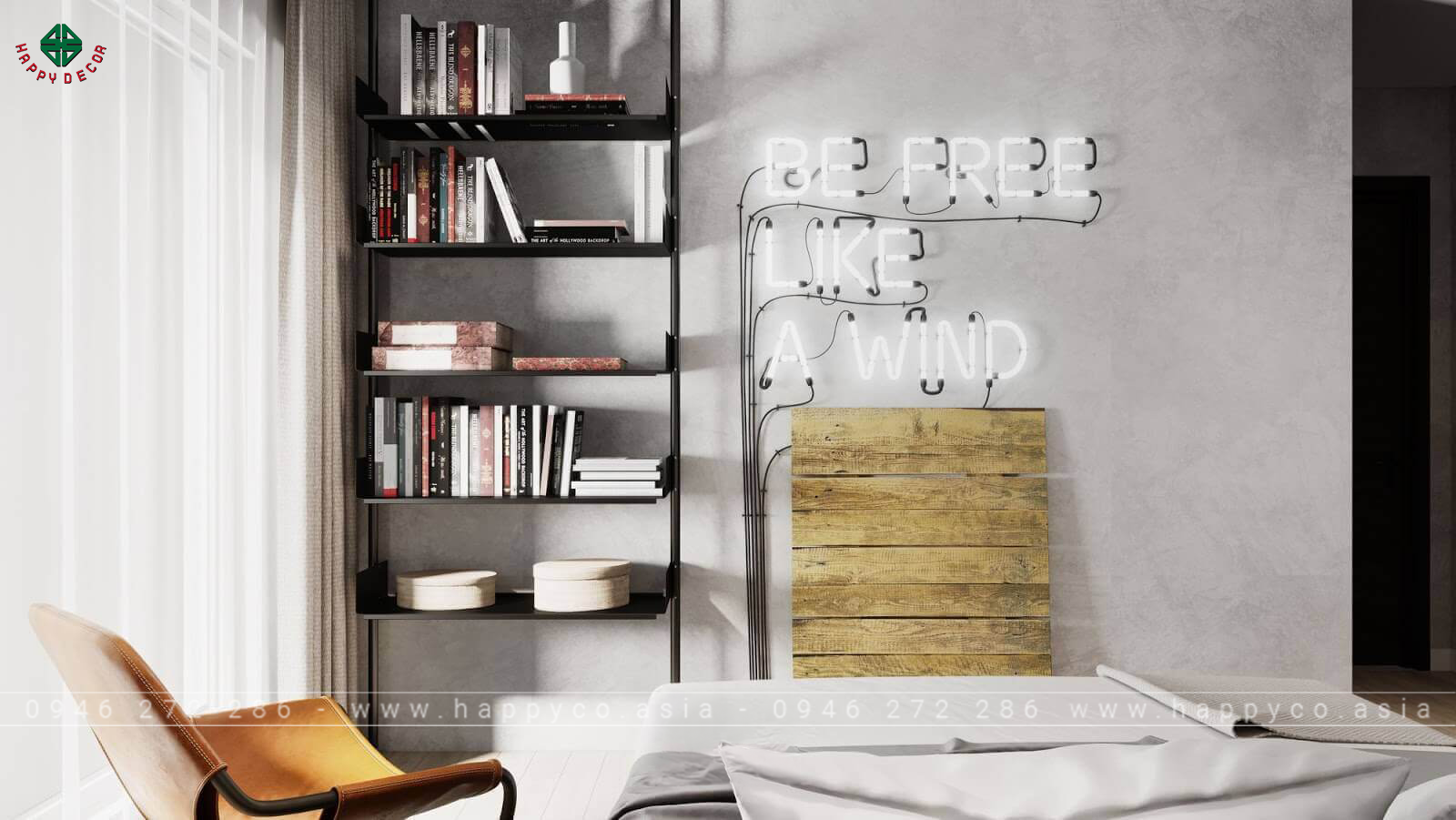 Phong cách thiết kế nội thất Industrial - Mẫu 14