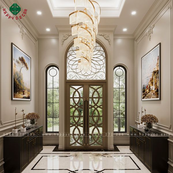 HAPPY DECOR là một thương hiệu tiên phong trong lĩnh vực thiết kế và thi công nội thất tân cổ điển