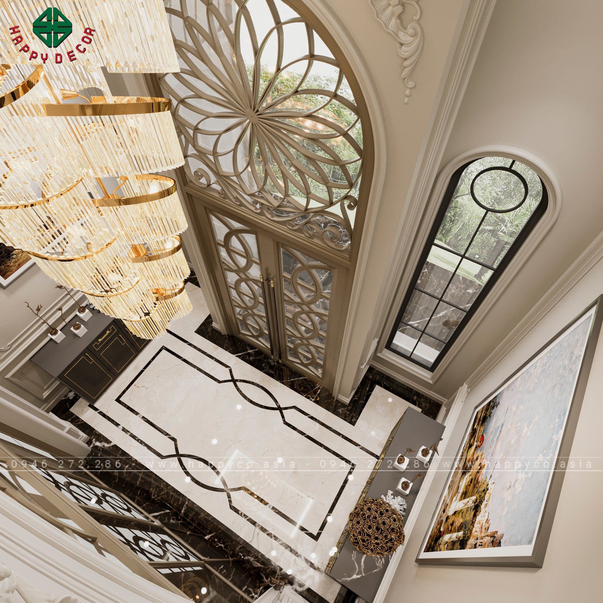 Phong cách tân cổ điển là sự pha trộn tinh tế giữa nét đẹp cổ điển và nét tinh tế hiện đại