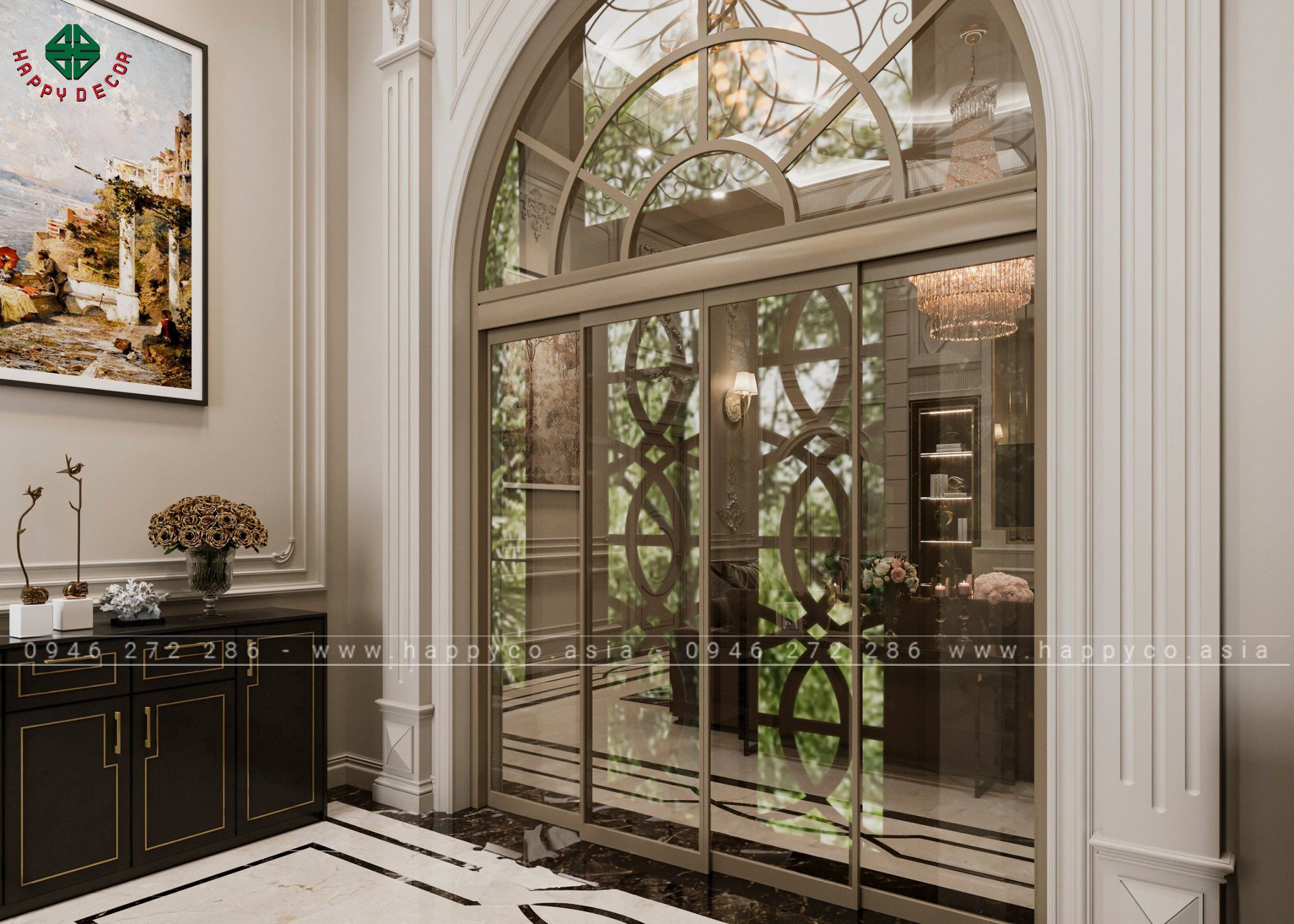 Hãy đến với HAPPY DECOR, nơi các giải pháp thiết kế tân cổ điển sẽ được tùy chỉnh để phù hợp với từng yêu cầu cụ thể của bạn