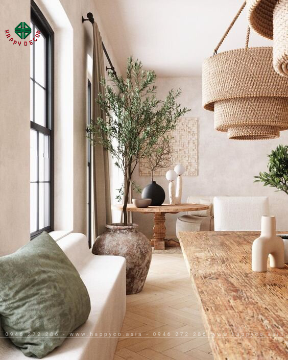 Phong cách thiết kế Wabi Sabi - Mẫu 15