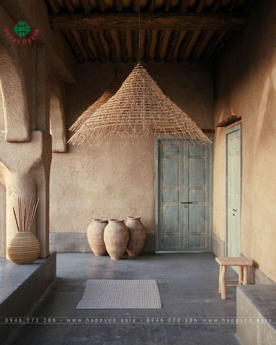 Phong cách thiết kế Wabi Sabi - Mẫu 02