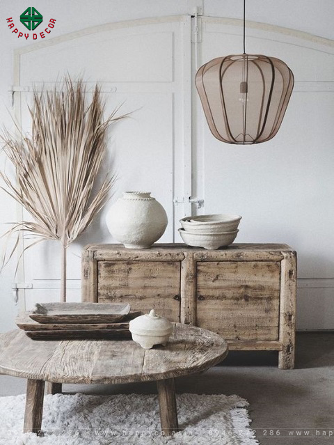 Phong cách thiết kế Wabi Sabi - Mẫu 05