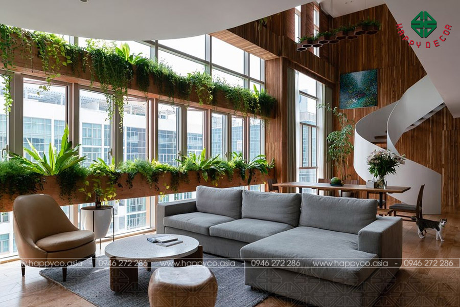 thiet ke noi that chung cu phong khach happyco