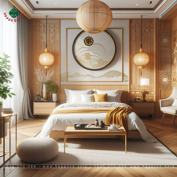 Giường theo phong thủy - Mẫu 03