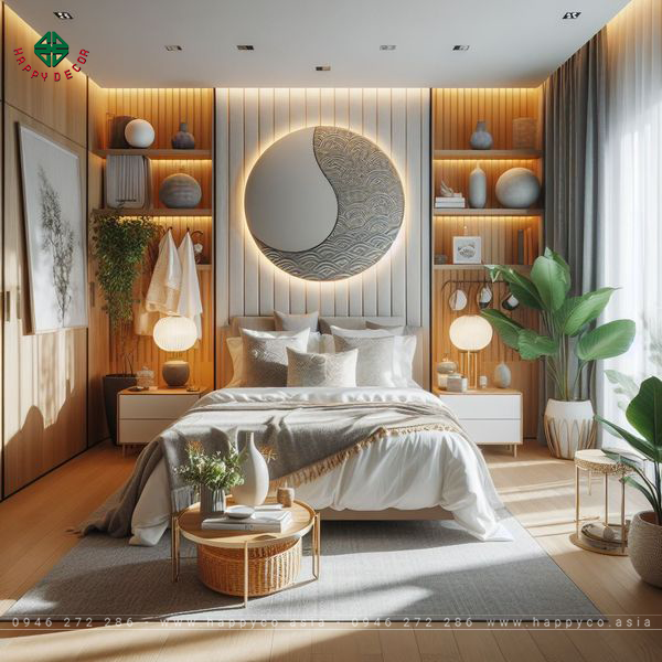 Giường theo phong thủy - Mẫu 02