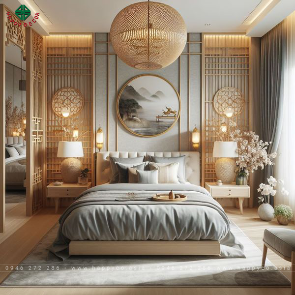 Giường theo phong thủy - Mẫu 01