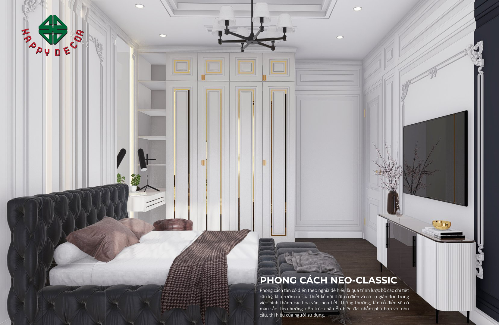 Mẫu Thiết Kế Phòng Ngủ Đẹp - Nội Thất Hiện Đại Sang Trọng Nội