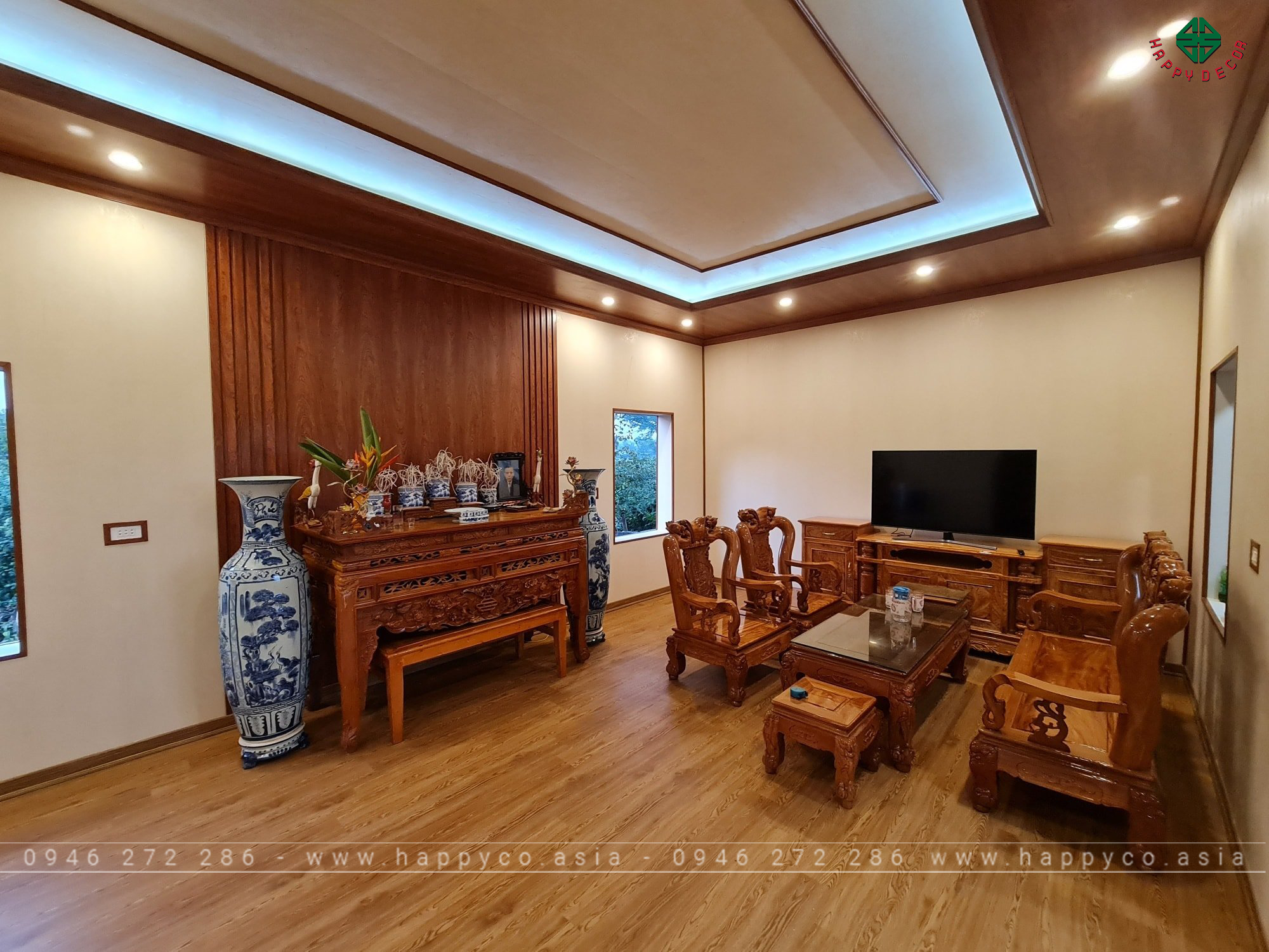 Nội thất ngôi nhà sử dụng tấm ốp tường PIMA - Mẫu 02