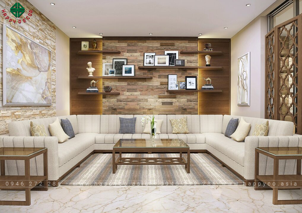 Mẫu sofa hình chữ U