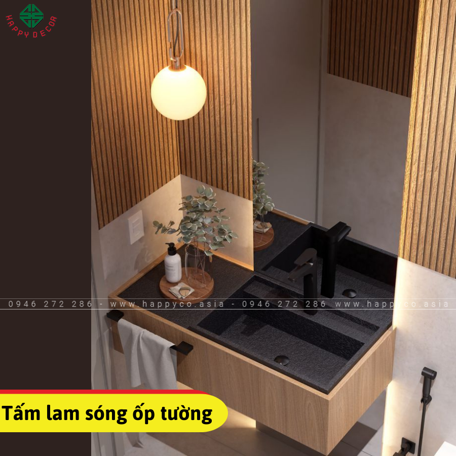 Tấm lam sóng ốp tường hiện đại PIMA