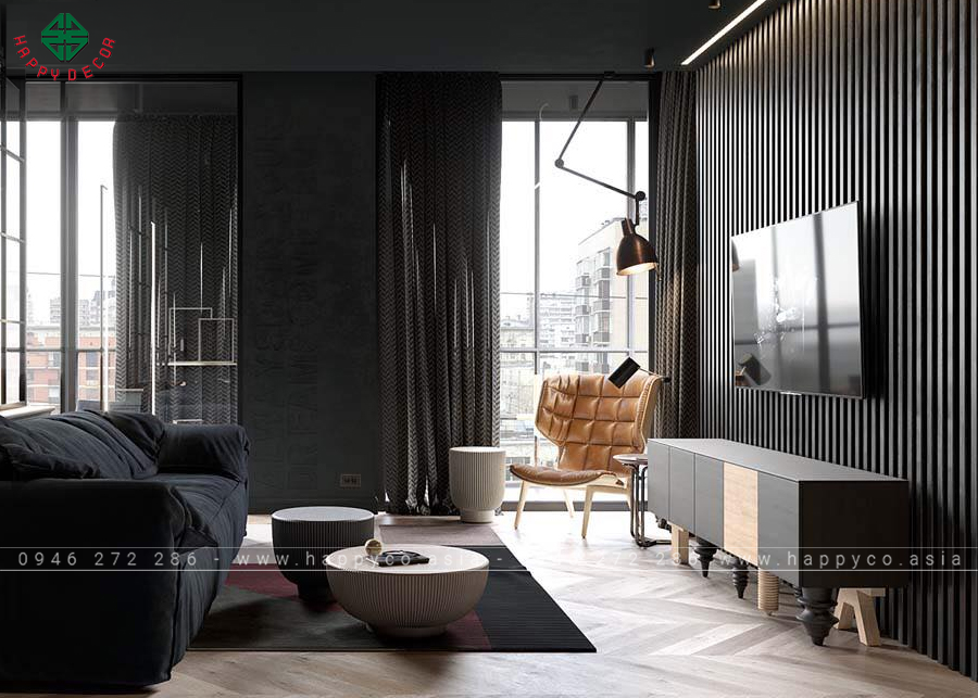 Nội thất được làm từ tấm lam 3 sóng PIMA W41 cao 30mm