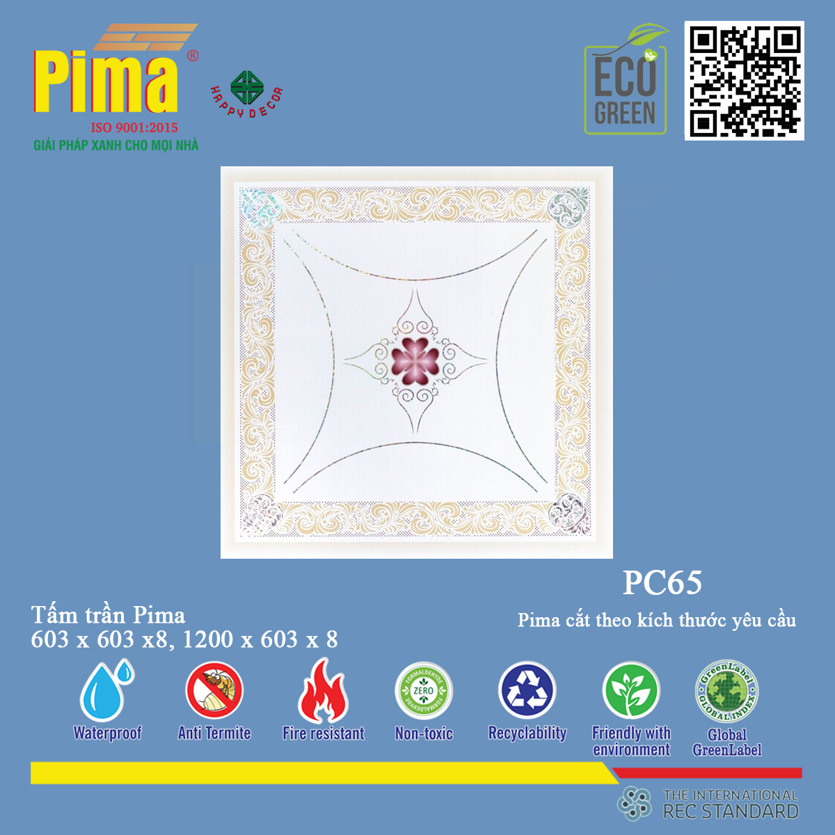 Tấm trần Pima PC 65