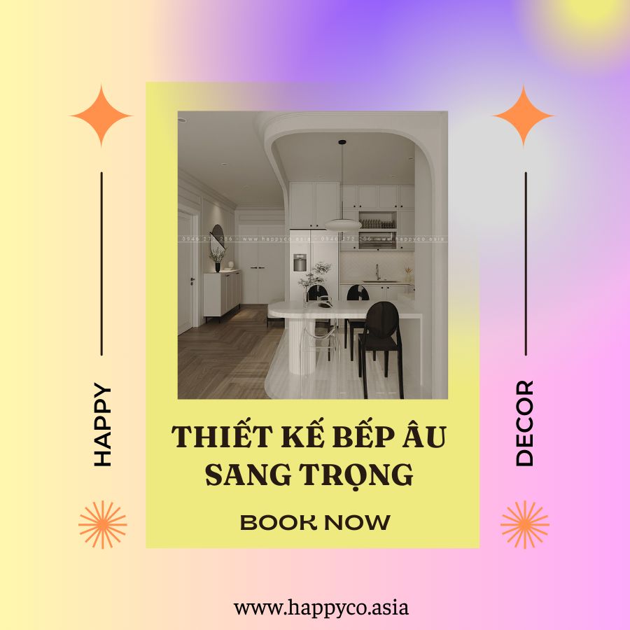 Thiết kế thi công nội thất phòng bếp tại Biên Hòa - Happy Decor