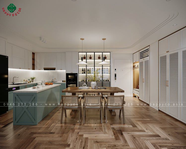 Không gian mở rộng rãi, tạo cảm giác thoáng đãng và gần gũi