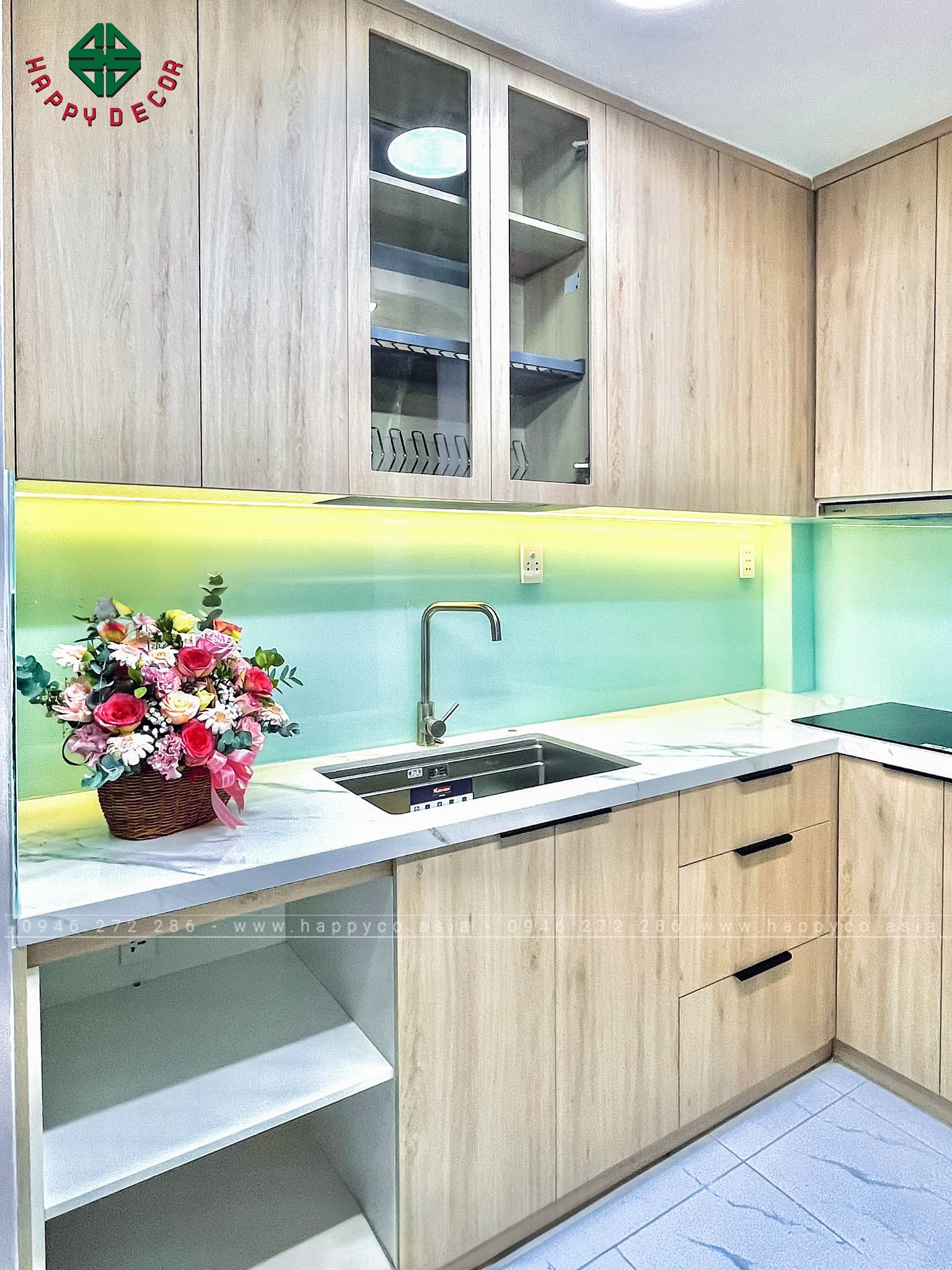 Hãy liên hệ với HAPPY DECOR hôm nay để bắt đầu hành trình thiết kế phòng bếp mơ ước của bạn