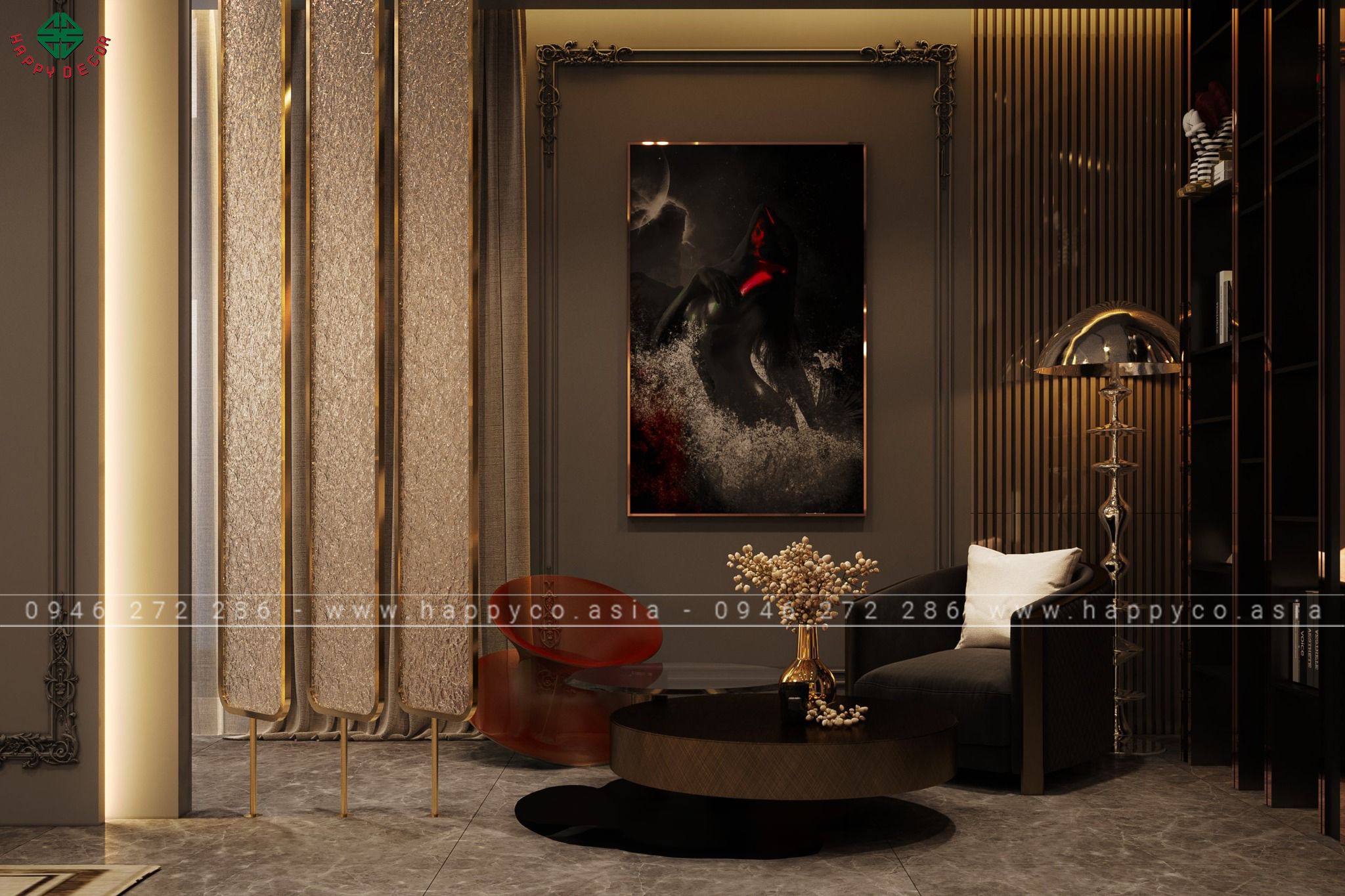 Happy Decor là thương hiệu hàng đầu trong lĩnh vực thiết kế và thi công nội thất, chuyên cung cấp các giải pháp thiết kế độc đáo và cá nhân hoá