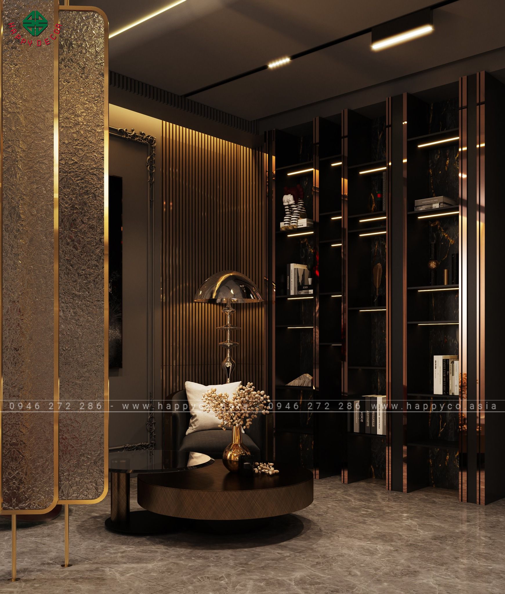 Phong cách bán cổ điển kết hợp với hiện đại từ HAPPY DECOR không chỉ là một lựa chọn thẩm mỹ mà còn là một giải pháp thiết kế thông minh