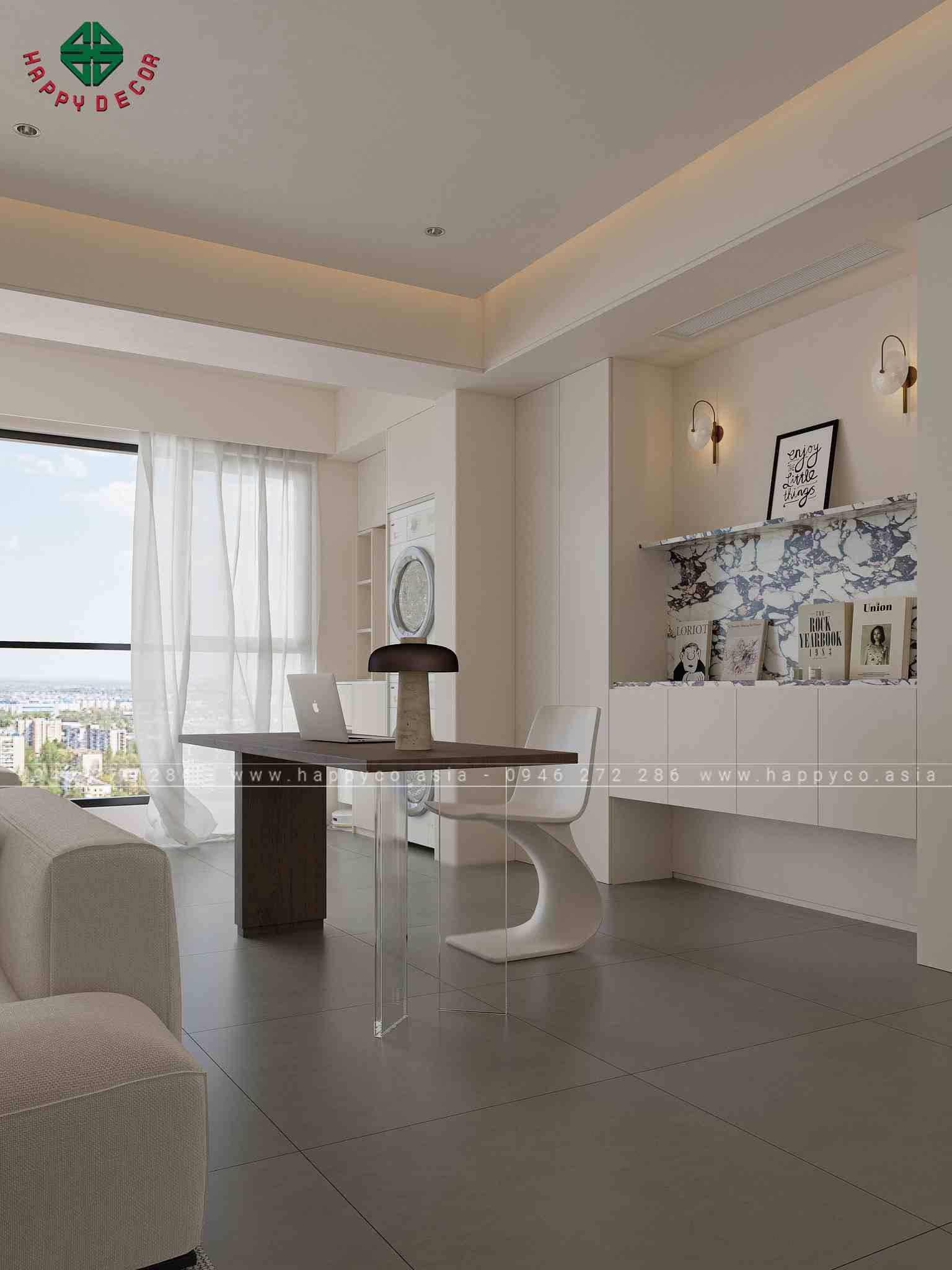 ự kết hợp này giúp biệt thự vừa giữ được vẻ thanh thoát, vừa có chiều sâu hấp dẫn