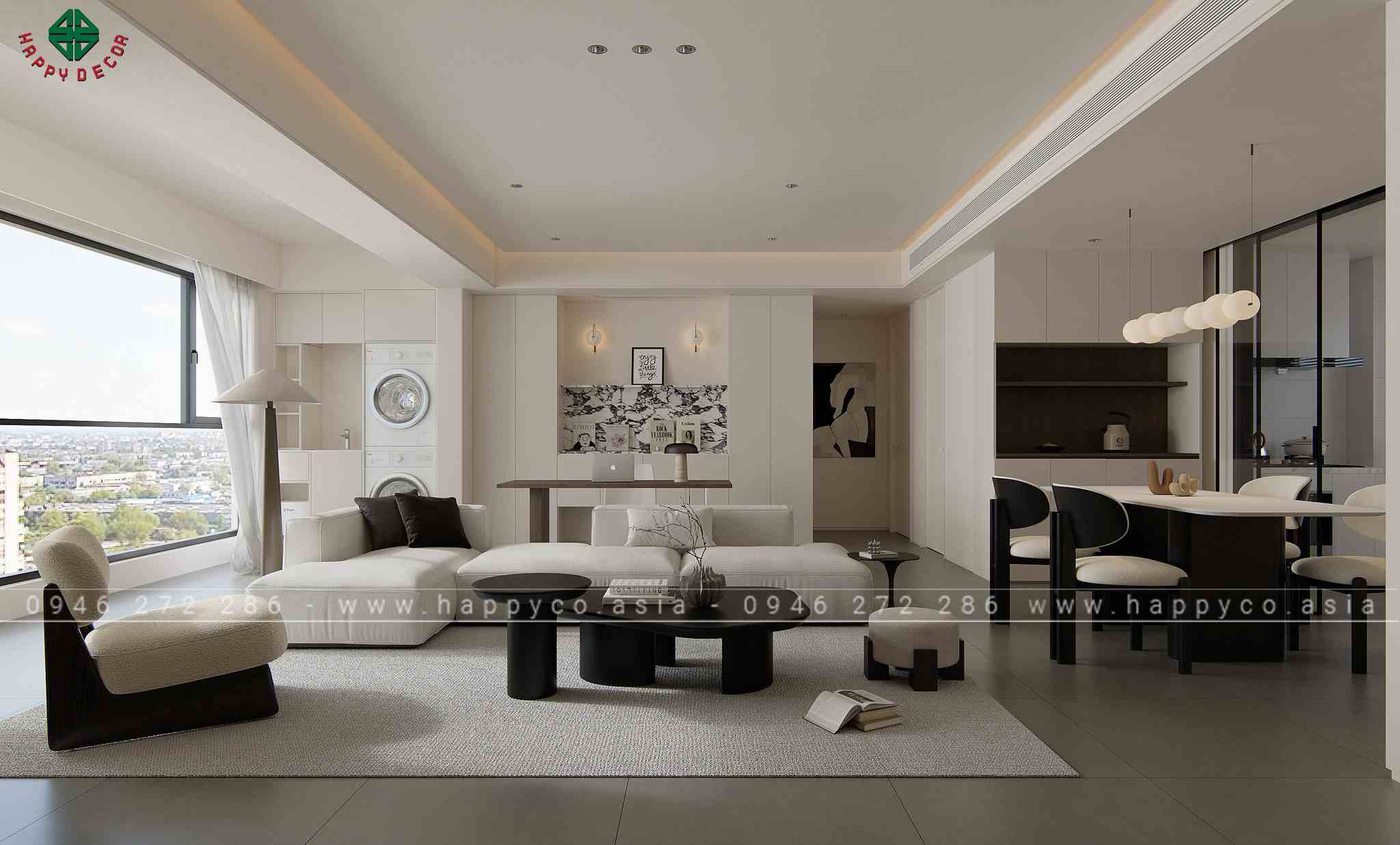 Happy Decor luôn chú trọng đến từng chi tiết trong từng dự án thiết kế - thi công nội thất