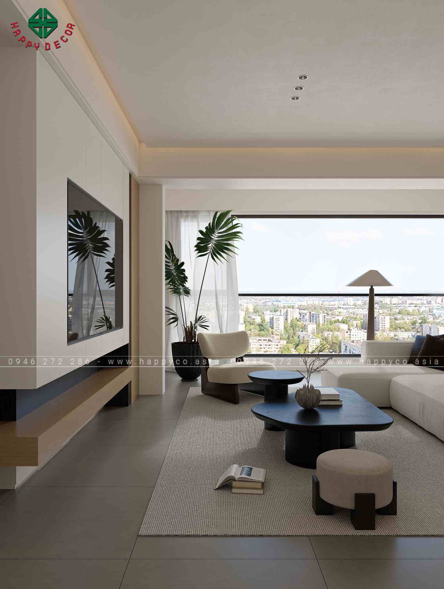 Nội thất biệt thự nhà anh Khoa do Happy Decor thi công tại Biên Hòa