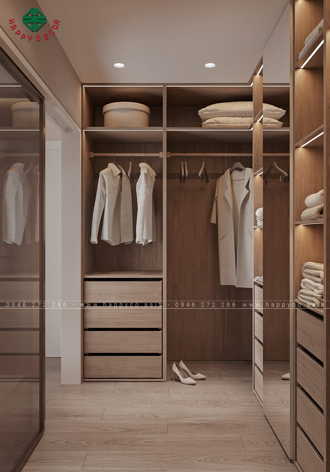 Happy Decor cam kết sử dụng vật liệu cao cấp, bền bỉ với thời gian nhưng vẫn đảm bảo tính thẩm mỹ cao