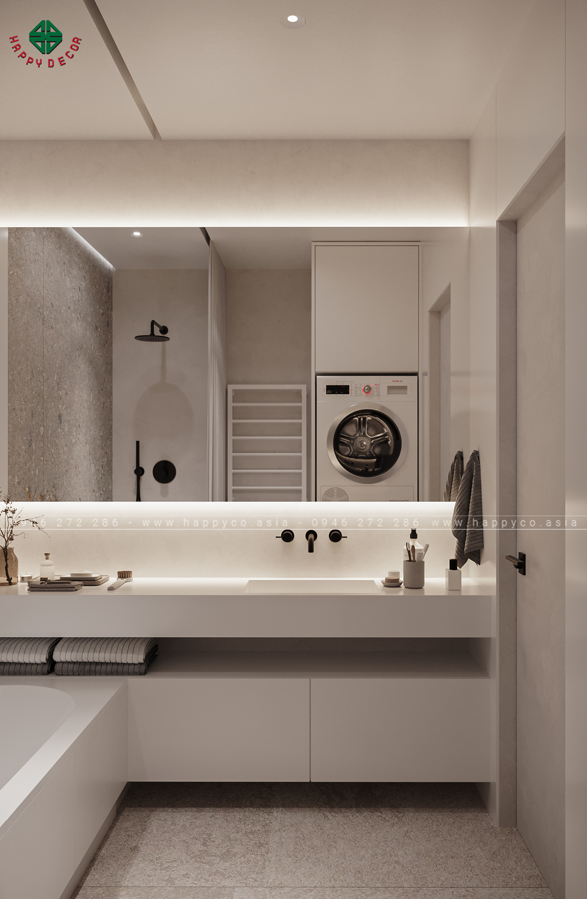 Sử dụng các gam màu đen, xám đậm, nâu sẫm để tạo nên sự sang trọng và bí ẩn