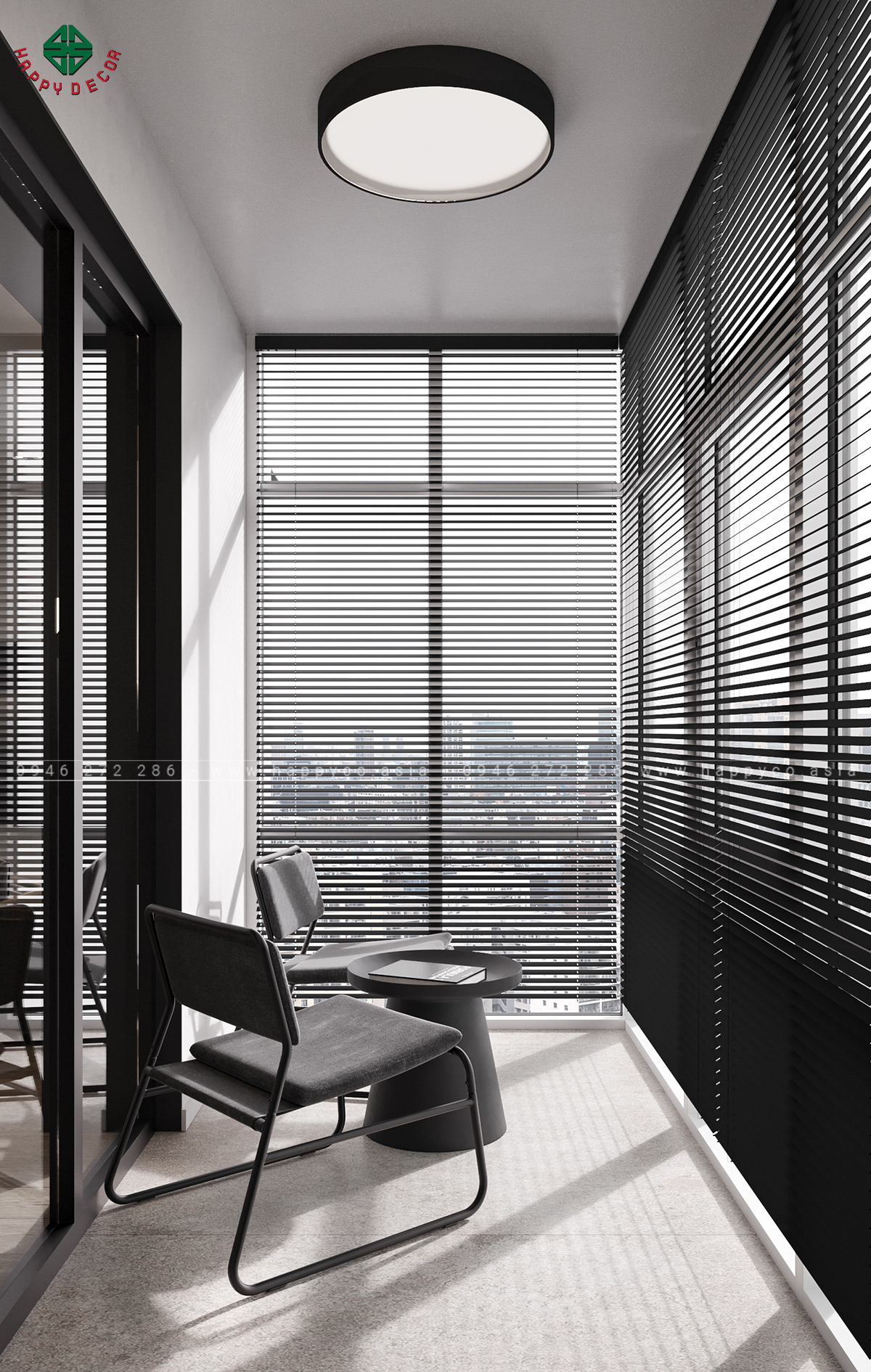 Hãy để HAPPY DECOR giúp bạn hiện thực hóa giấc mơ thiết kế phòng ngủ tone tối hiện đại