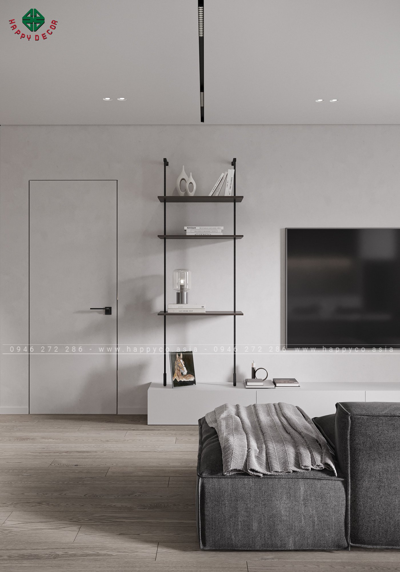 Happy Decor - đối tác đáng tin cậy để biến căn hộ 1 phòng ngủ của bạn thành một tác phẩm nghệ thuật.