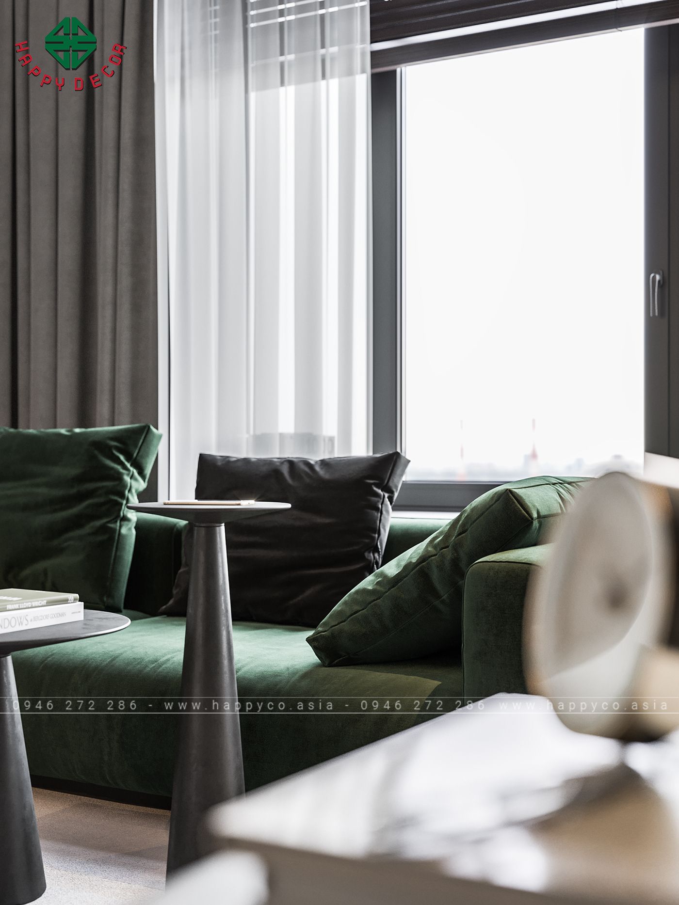 Căn hộ 113m2 theo phong cách hiện đại của Happy Decor là sự kết hợp hoàn hảo giữa công năng và thẩm mỹ