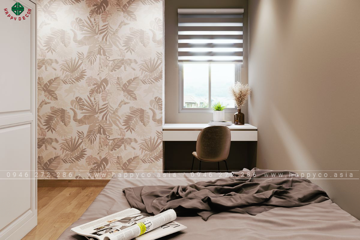 Cửa số phòng ngủ được tạo cảm giác thông thoáng tiết kiệm năng lượng