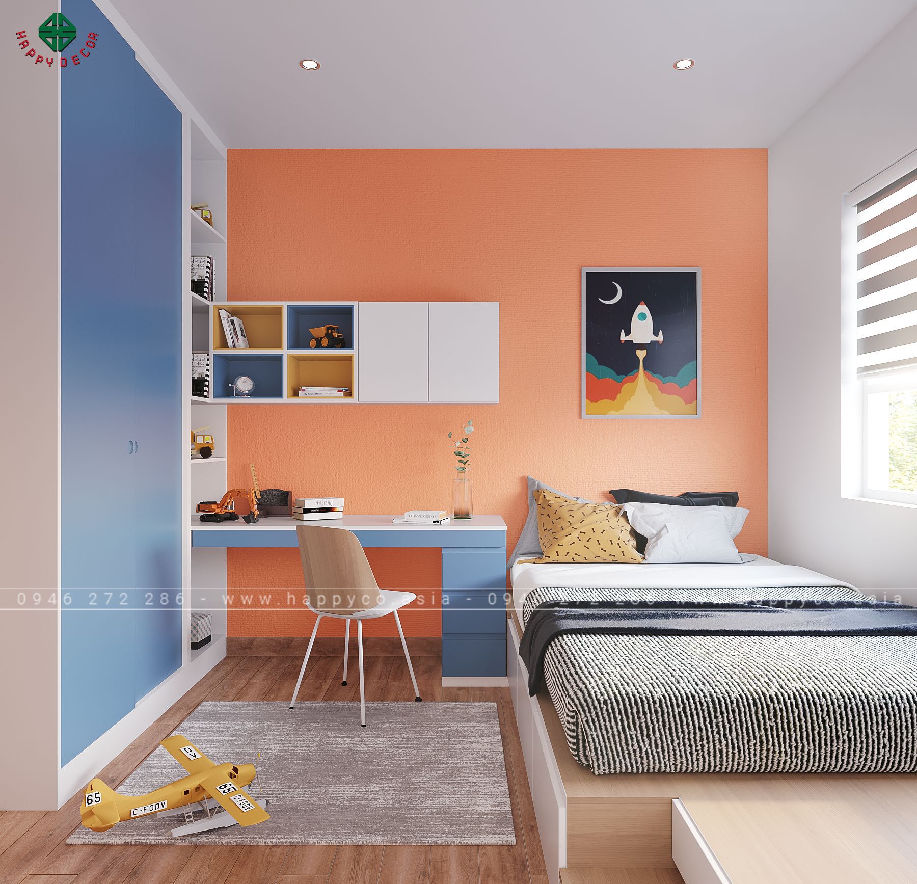 Phối nội thất đa dạng phong cách dẫn đến việc hỗn loạn màu sắc