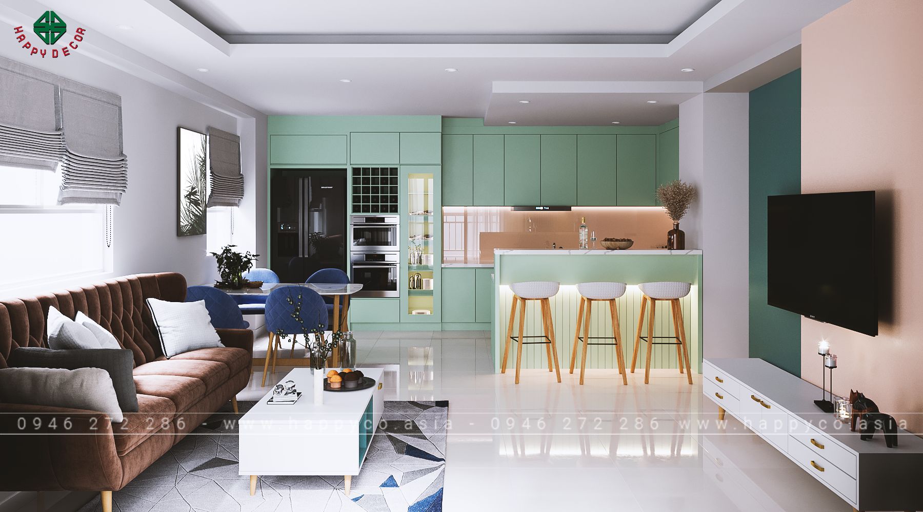 Chi quá nhiều hoặc quá ít cho nội thất có thể làm mất cân bằng chất lượng và công năng sử dụng của sản phẩm.