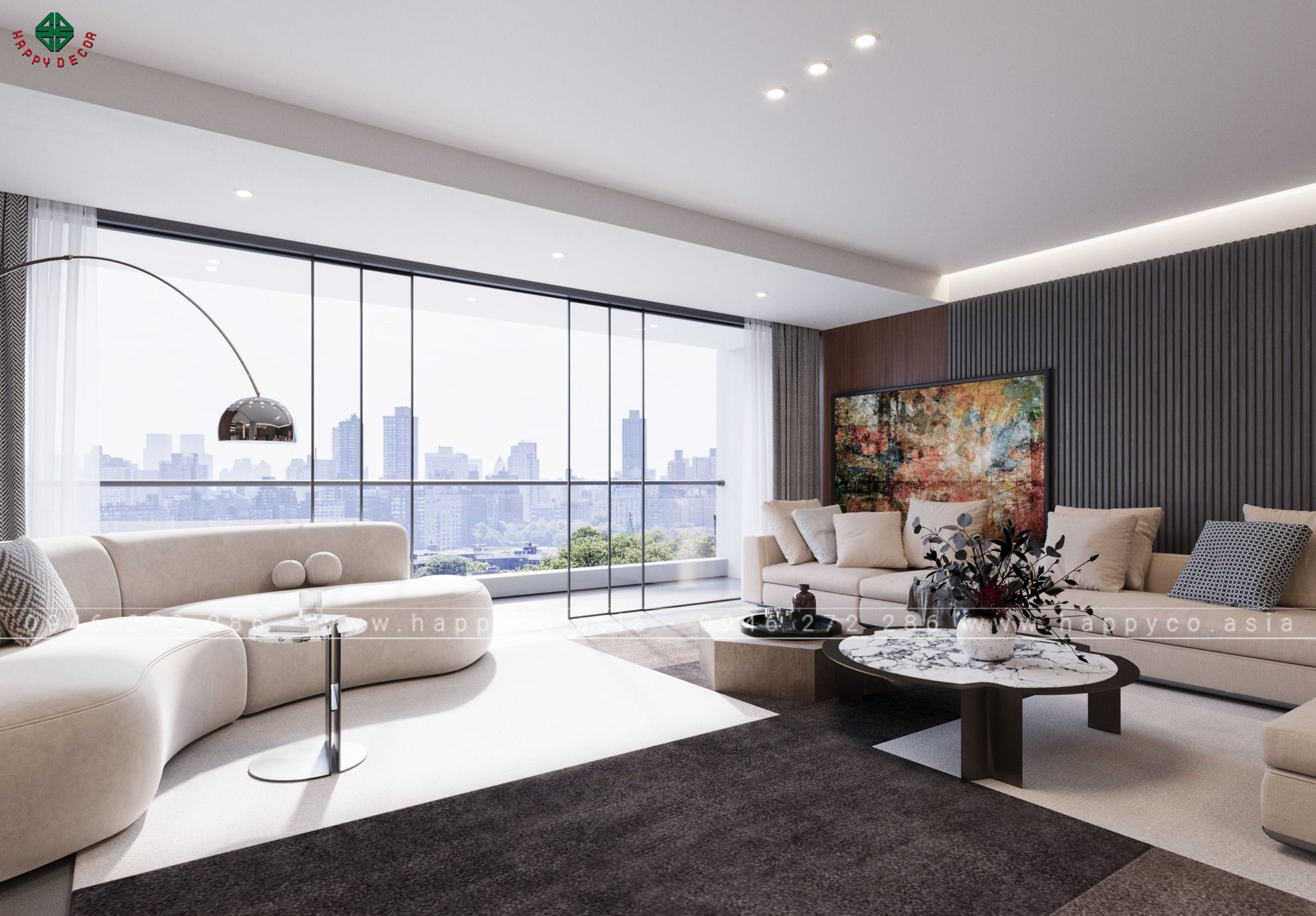 Happy Decor vừa chú trọng đến vẻ đẹp thẩm mỹ vừa tập trung vào việc tối ưu hóa công năng sử dụng