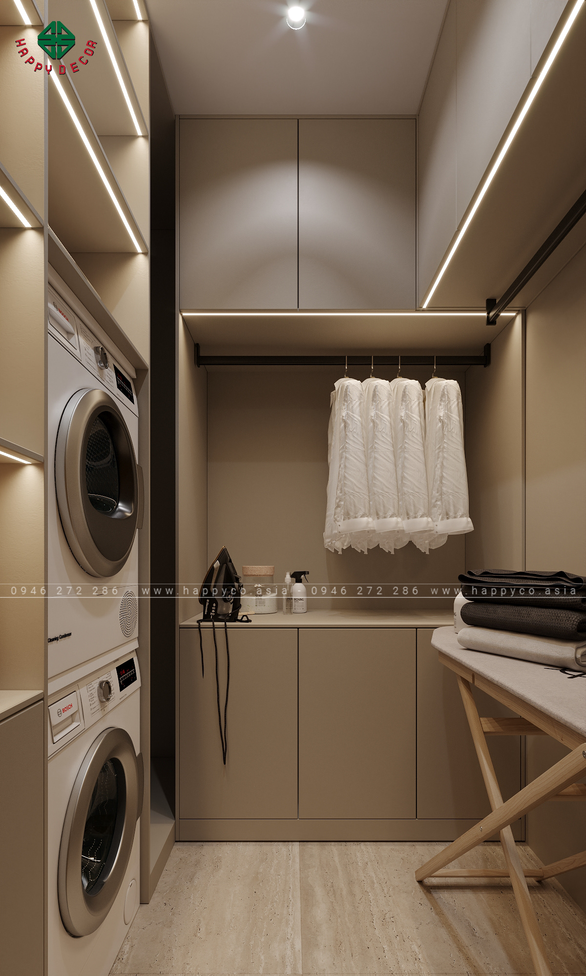 Mỗi món đồ nội thất đều được lựa chọn kỹ lưỡng, đảm bảo phù hợp với tổng thể thiết kế và đáp ứng độ bền cao