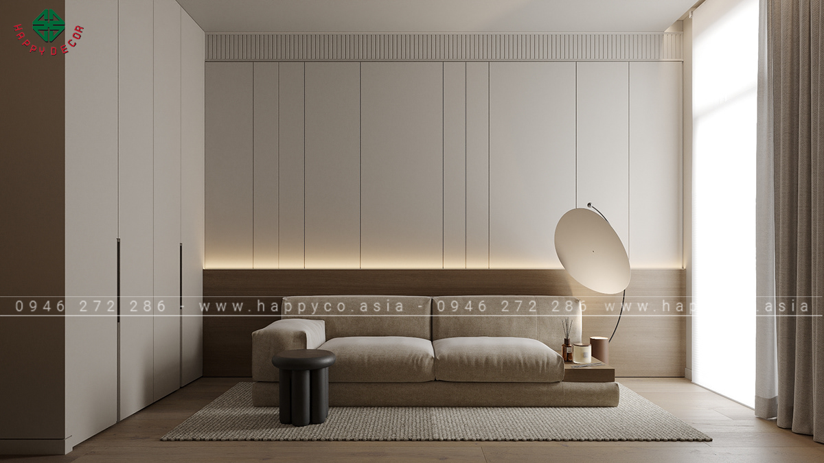 Happy Decor tập trung vào việc tối ưu hóa không gian để mỗi góc nhỏ trong căn hộ đều trở nên rộng rãi và thoáng đãng hơn